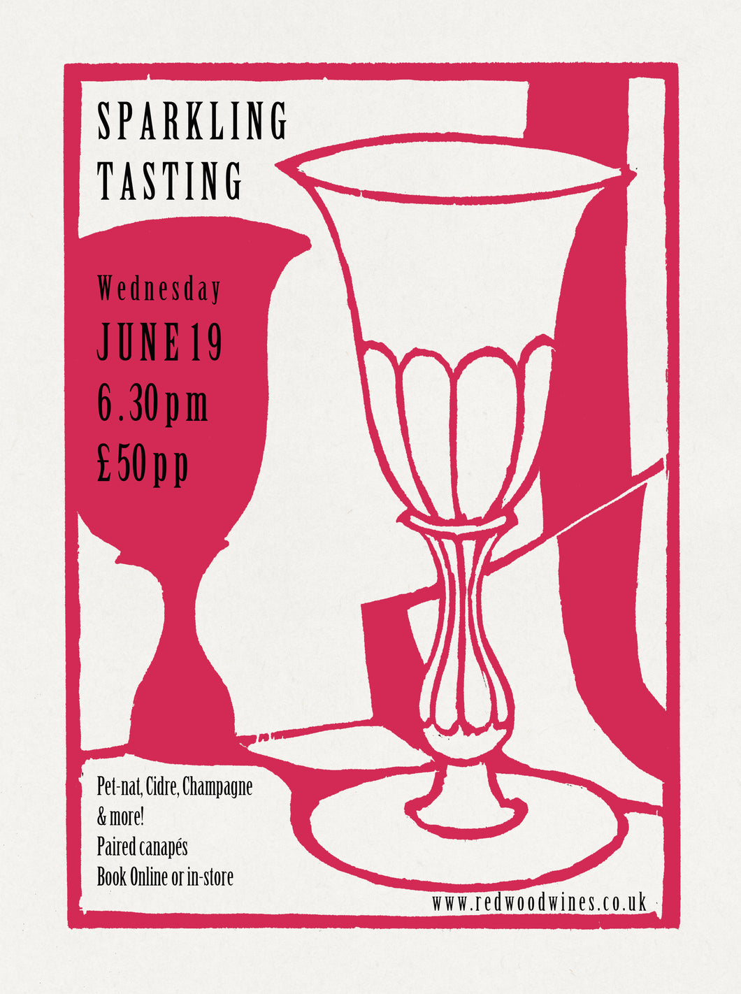 Sparkling Tasting - Wed 19th June 6.30pm